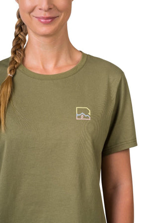 T-shirt de randonnée 100% coton pour Femme "Hannah − ELIN" - Planète Rando