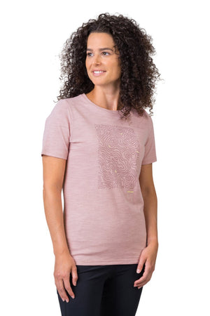 T-shirt de randonnée 100% coton pour Femme "Hannah − SELIA" - Planète Rando