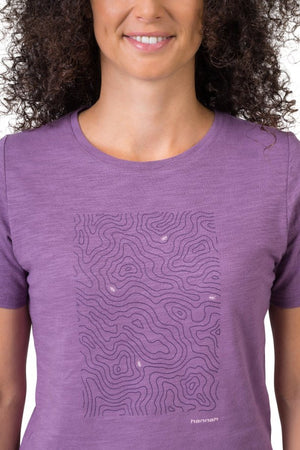 T-shirt de randonnée 100% coton pour Femme "Hannah − SELIA" - Planète Rando