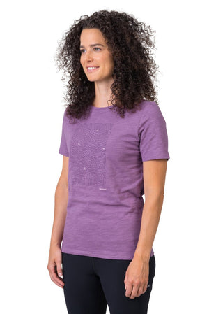 T-shirt de randonnée 100% coton pour Femme "Hannah − SELIA" - Planète Rando