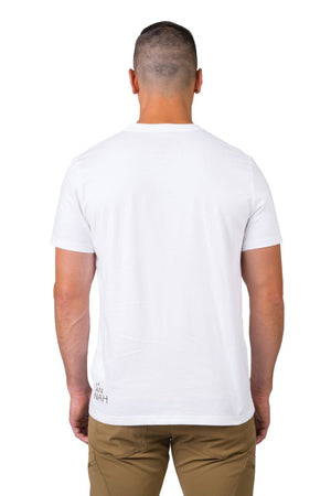 T-shirt de randonnée 100 % de coton biologique pour Homme "Hannah − SKATCH" - Planète Rando