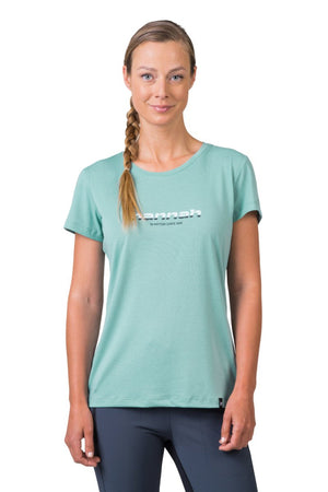 T-shirt de randonnée 100% polyester recyclé AFT Quick Dry pour femme "Hannah − CORDY" - Planète Rando