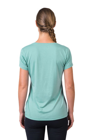 T-shirt de randonnée 100% polyester recyclé AFT Quick Dry pour femme "Hannah − CORDY" - Planète Rando