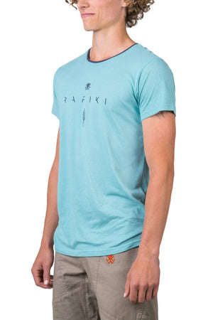 T-shirt de randonnée 50% Modal & 50% coton biologique pour homme "Rafiki − ZONE" - Planète Rando