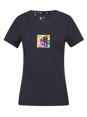 T-shirt de randonnée 95% coton biologique pour femme "Rafiki − MELLO" - Planète Rando