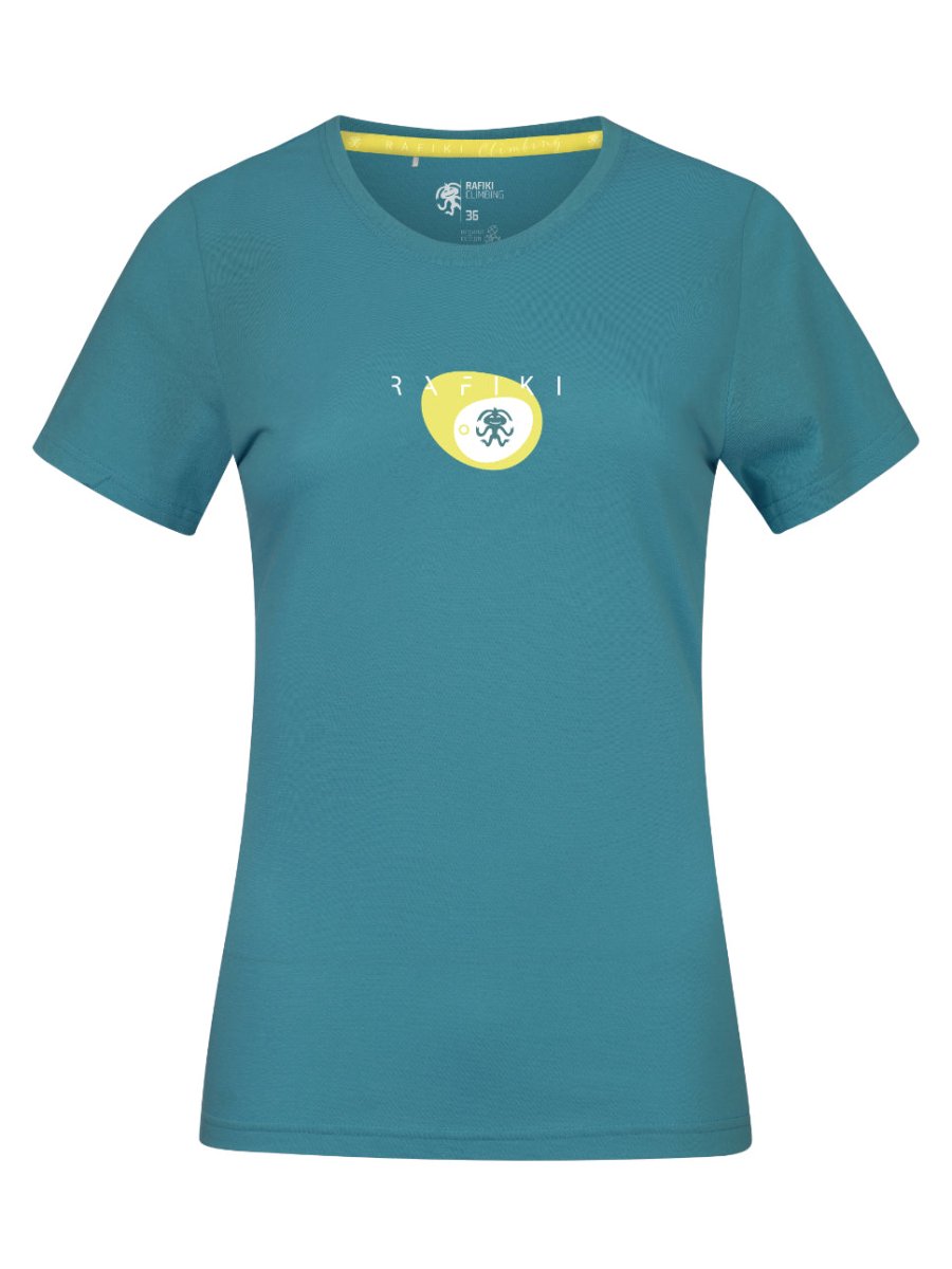 T-shirt de randonnée 95% coton biologique pour femme "Rafiki − MELLO" - Planète Rando