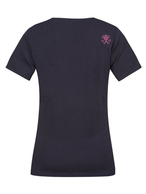 T-shirt de randonnée 95% coton biologique pour femme "Rafiki − MELLO" - Planète Rando