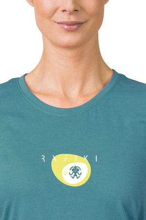 T-shirt de randonnée 95% coton biologique pour femme "Rafiki − MELLO" - Planète Rando