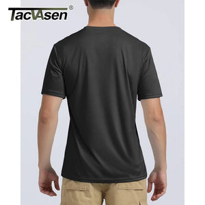 T-shirt manches courtes anti - UV UPF 50+ à col rond homme "TACVASEN - TS204" - Planète Rando
