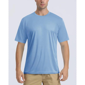 T-shirt manches courtes anti - UV UPF 50+ à col rond homme "TACVASEN - TS204" - Planète Rando