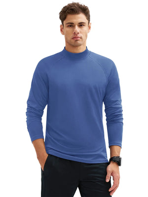 T-shirt thermique polaire à col roulé 4 way strech pour homme "TACVASEN - CTA22" - Planète Rando