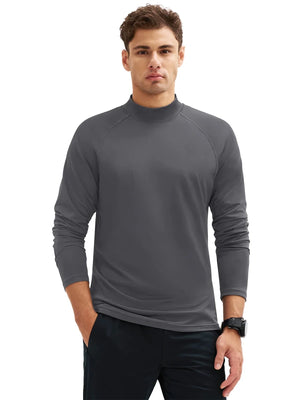 T-shirt thermique polaire à col roulé 4 way strech pour homme "TACVASEN - CTA22" - Planète Rando