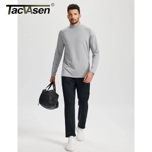 T-shirt thermique polaire à col roulé 4 way strech pour homme "TACVASEN - CTA22" - Planète Rando