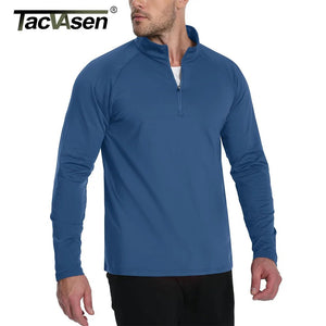 T-shirt thermique / sweat-shirt polaire à fermeture éclair 1/4 et manches longues pour homme "TACVASEN - TS321" - Planète Rando