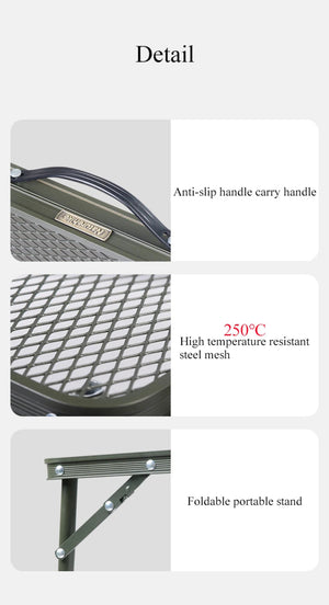 Table de camping en MDF ultralégère et pliable pour le camping et van - life "Naturehike - Mini Fold Table" - Planète Rando