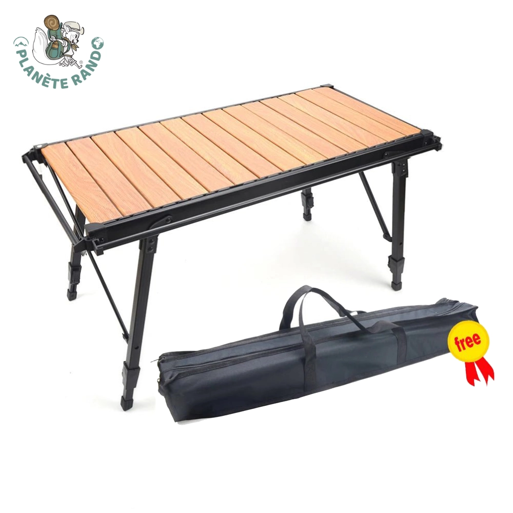 Table de camping IGT pliante amovible pour le camping & van-life "Planete Rando - IGT-TB"
