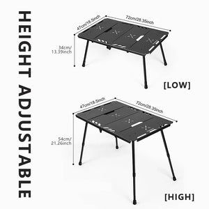 Table tactique d'extérieur pliante, légère et multifonctionnelle 3kg "WESTTUNE - Tactical table ST15" - Planète Rando
