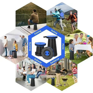 Tabouret de camping pliable et portable "47 Outdoor - Folding stool" - Planète Rando