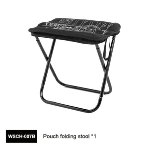 Tabouret de camping pliable pour la pêche, le voyage et le camping "Widesea - WSCH - 007B" - Planète Rando