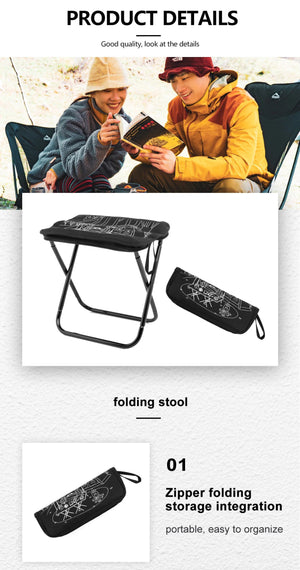 Tabouret de camping pliable pour la pêche, le voyage et le camping "Widesea - WSCH - 007B" - Planète Rando