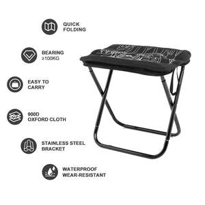 Tabouret de camping pliable pour la pêche, le voyage et le camping "Widesea - WSCH - 007B" - Planète Rando