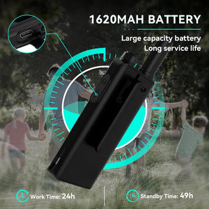 Talkie - walkie portable ultra - mince avec écran LCD PMR/FRS Radio bidirectionnelle sans licence "Retevis - B63S" - Planète Rando