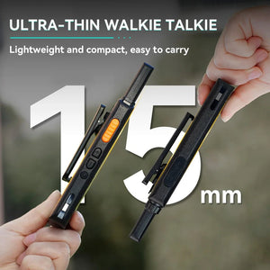 Talkie - walkie portable ultra - mince avec écran LCD PMR/FRS Radio bidirectionnelle sans licence "Retevis - B63S" - Planète Rando