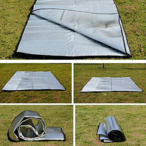 Tapis de camping en mousse isolante en aluminium pour le bivouac et le bikepacking "Top lander - Proof pad " - Planète Rando