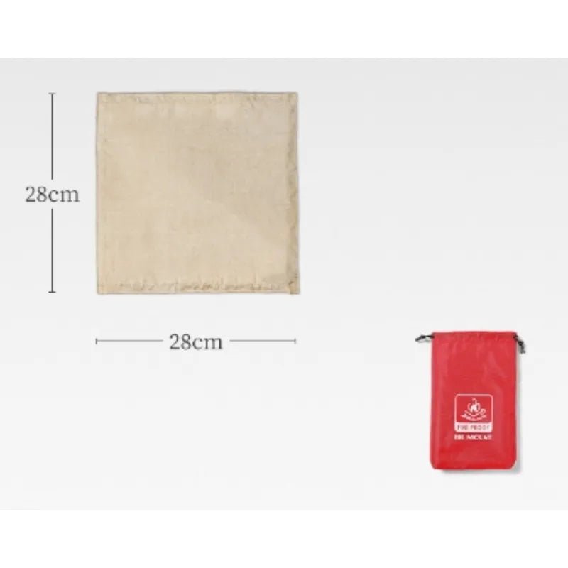 Tapis de protection ignifugé contre les incendies pour le camping "Ise Mount - Fire Proof" - Planète Rando