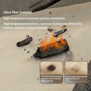 Tapis de protection ignifugé contre les incendies pour le camping "Ise Mount - Fire Proof" - Planète Rando