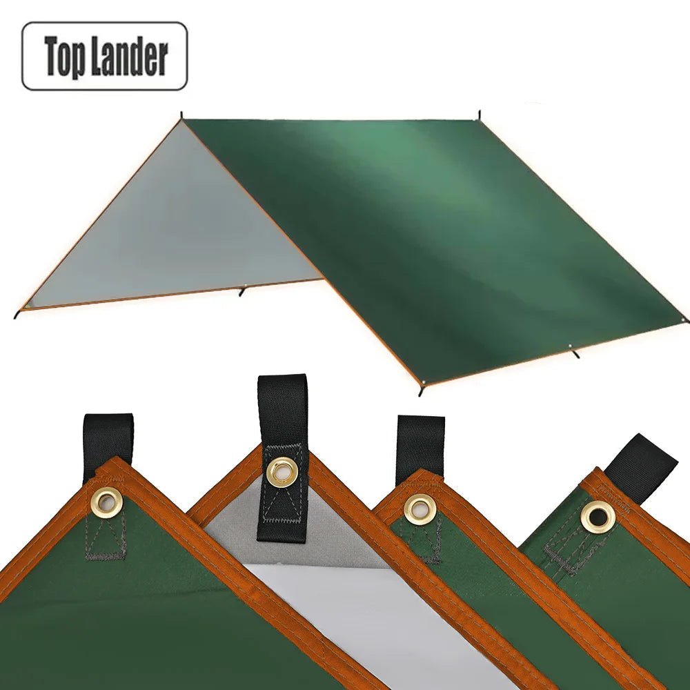 Tarp anti UV UPF 50+ / bâche de camping imperméable jusqu'à 3*5M "Top lander - Camping tarp" - Planète Rando