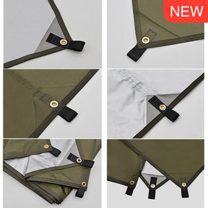 Tarp anti UV UPF 50+ / bâche de camping imperméable jusqu'à 3*5M "Top lander - Camping tarp" - Planète Rando