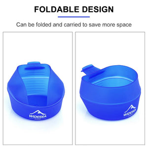 Tasse pliable de randonnée / bivouac 250ml "Widesea - Camping Folding Bowl" - Planète Rando