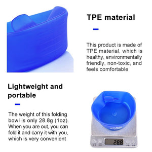 Tasse pliable de randonnée / bivouac 250ml "Widesea - Camping Folding Bowl" - Planète Rando