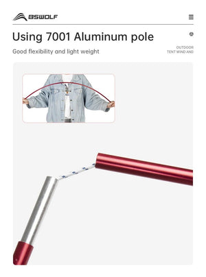 Tente à double - parois camping / bikepacking 2pers 1,8kg (footprint inclus) "BISINNA - ZL073" - Planète Rando