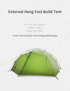 Tente de bivouac autoportante ultralégère pour 2 personnes 1,8kg "3F UL GEAR - TaiJi 2" - Planète Rando
