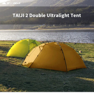 Tente de bivouac autoportante ultralégère pour 2 personnes 1,8kg "3F UL GEAR - TaiJi 2" - Planète Rando