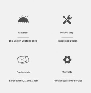 Tente de bivouac autoportante ultralégère pour 2 personnes 1,8kg "3F UL GEAR - TaiJi 2" - Planète Rando
