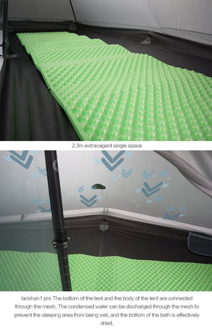 Tente de bivouac ultra - légère pour 1 personne à simple - paroi 690g "3F UL GEAR - Lanshan 1 Pro" - Planète Rando