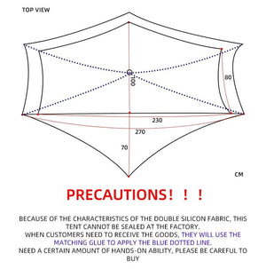 Tente de bivouac ultra - légère pour 1 personne à simple - paroi 690g "3F UL GEAR - Lanshan 1 Pro" - Planète Rando