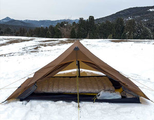 Tente de bivouac ultra - légère pour 2 personnes à simple - paroi 1,2kg “3F UL GEAR - Lanshan 2 pro” - Planète Rando