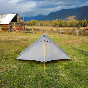 Tente de bivouac ultra - légère pour 2 personnes à simple - paroi 1kg “3F UL GEAR - Lanshan 2 pro” - Planète Rando