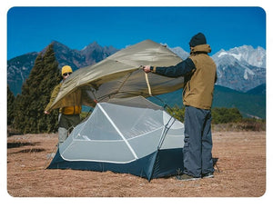Tente de bivouac ultralégère à double - parois imperméable 1 à 2 pers à partir de 1,2kg "Naturehike - Mongar UL" - Planète Rando