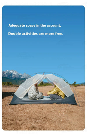 Tente de bivouac ultralégère à double - parois imperméable 1 à 2 pers à partir de 1,2kg "Naturehike - Mongar UL" - Planète Rando