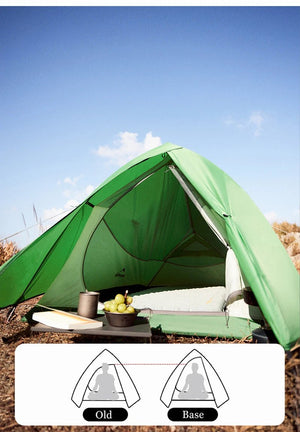 Tente de bivouac ultralégère pour 1 ou 2 personnes 1,50kg "Naturehike - Cloud Up Base" - Planète Rando