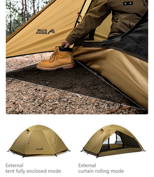 Tente de bivouac/camping pour 2 personnes à double parois 2,16kg "BISINNA - ZL105" - Planète Rando