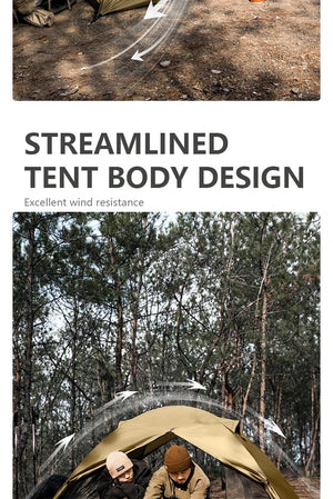 Tente de bivouac/camping pour 2 personnes à double parois 2,16kg "BISINNA - ZL105" - Planète Rando