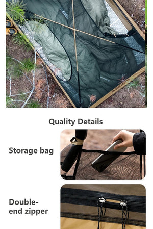 Tente de bivouac/camping pour 2 personnes à double parois 2,16kg "BISINNA - ZL105" - Planète Rando