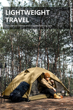 Tente de bivouac/camping pour 2 personnes à double parois 2,16kg "BISINNA - ZL105" - Planète Rando