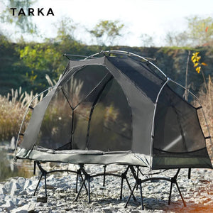 Tente de lit de camping double - parois pour 1 personne "TARKA Outdoor - Aries" - Planète Rando